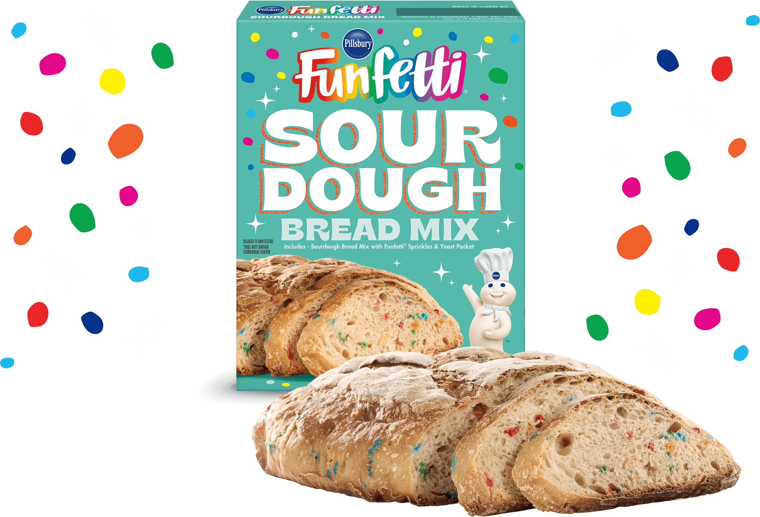Funfetti Sourdough Bread Mix