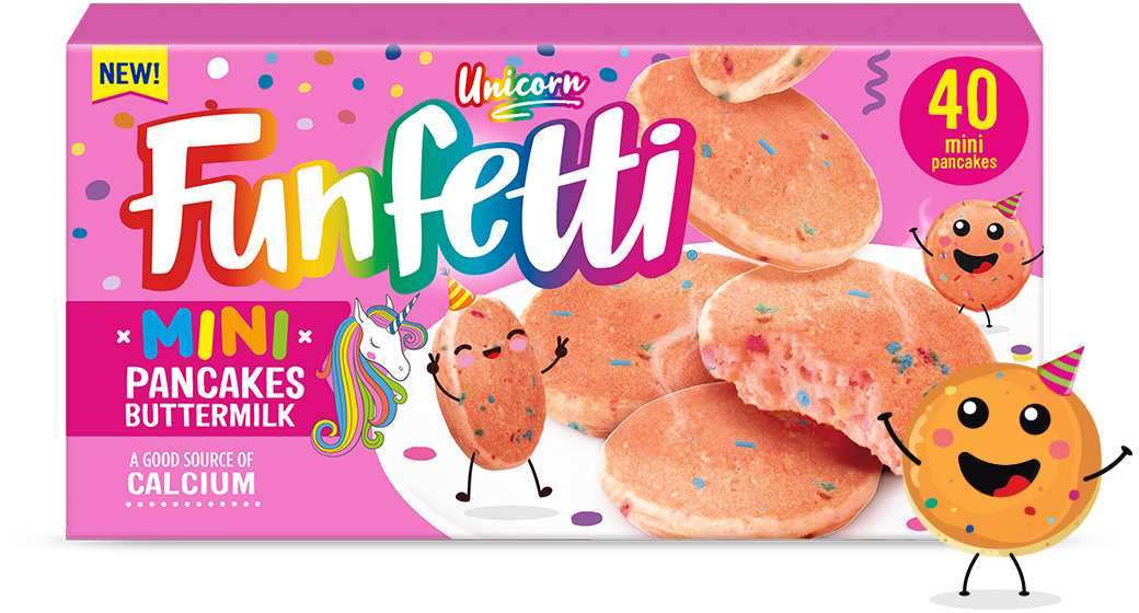 Unicorn Pancakes Funfetti